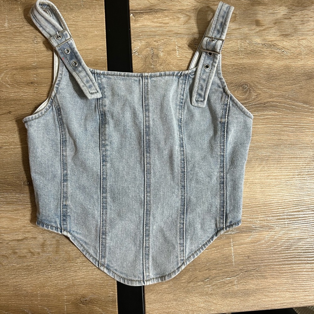 Jean corset top from target
